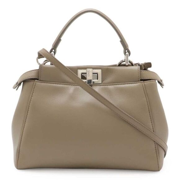 Pre Loved fendi Women grey | grey Handbags - Picture 1 of 8